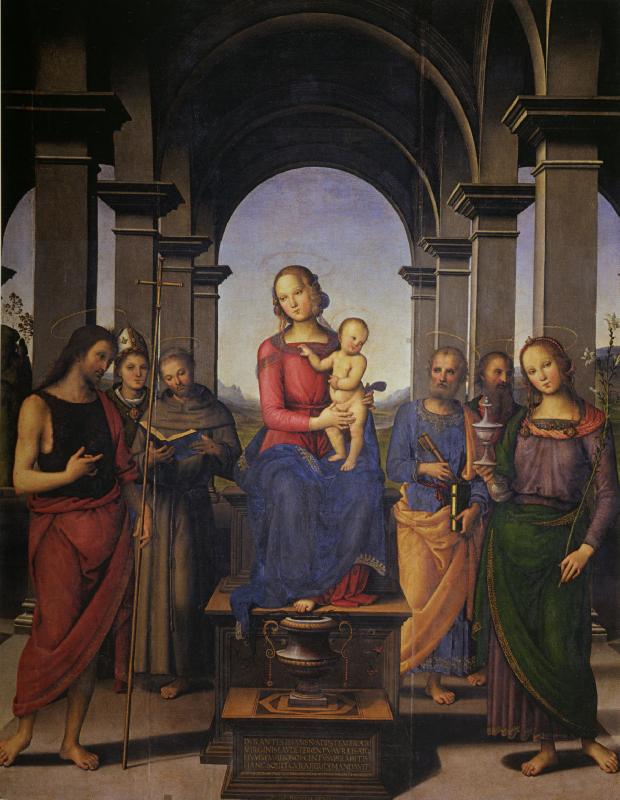 Pietro Perugino Fano Altarpiece oil painting image